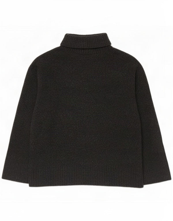 Cos Maglione maglione da donna con collo alto UK 10 Small Grey Cashmere