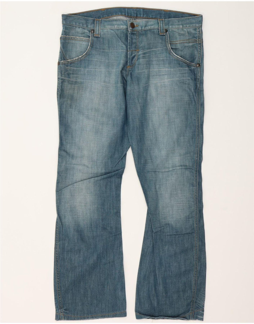 Jeans Wrangler Uomo Sharkey Bootcut W36 L32 Cotone Blu