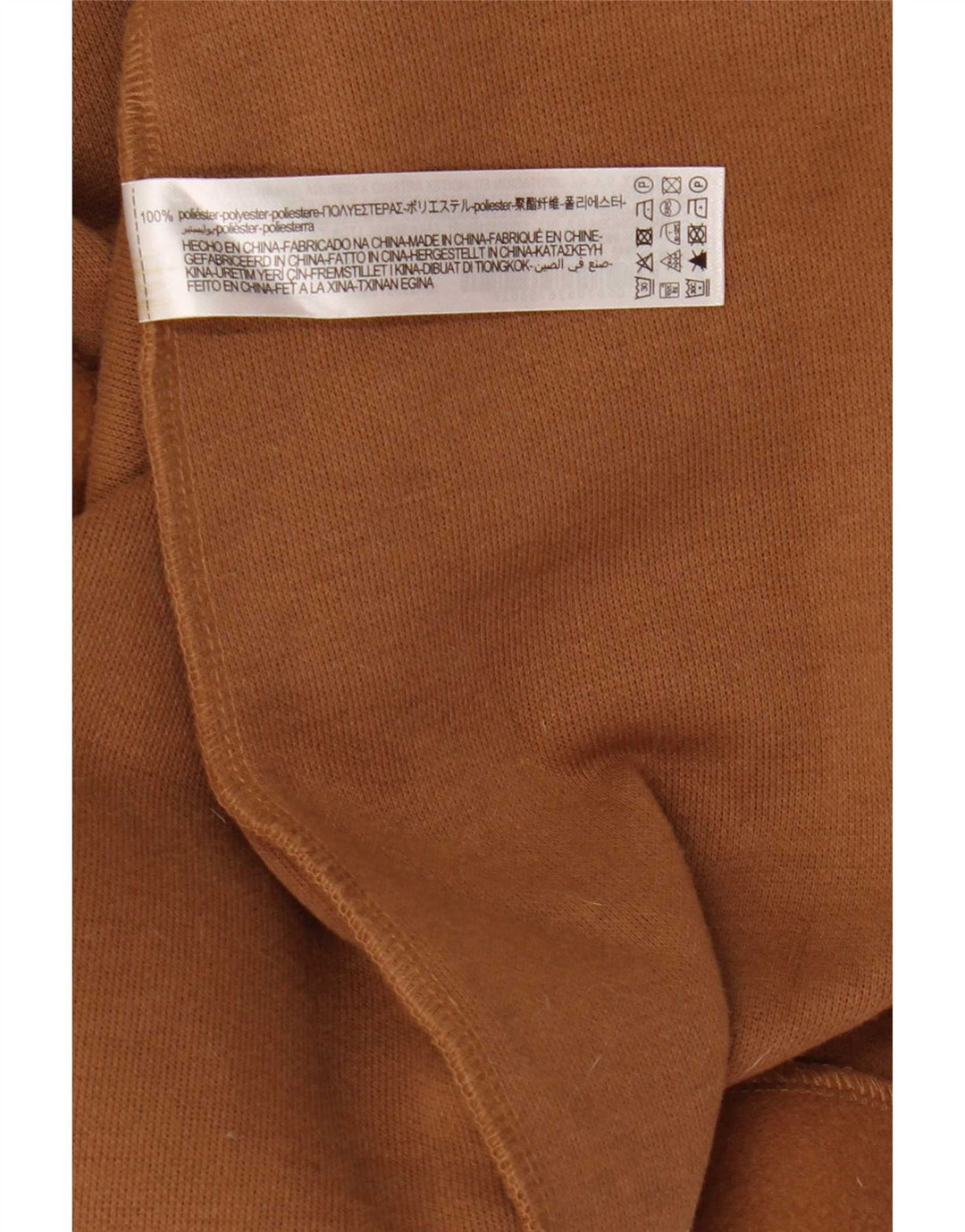 Soprabito aperto da donna Zara UK 10 piccolo poliestere marrone