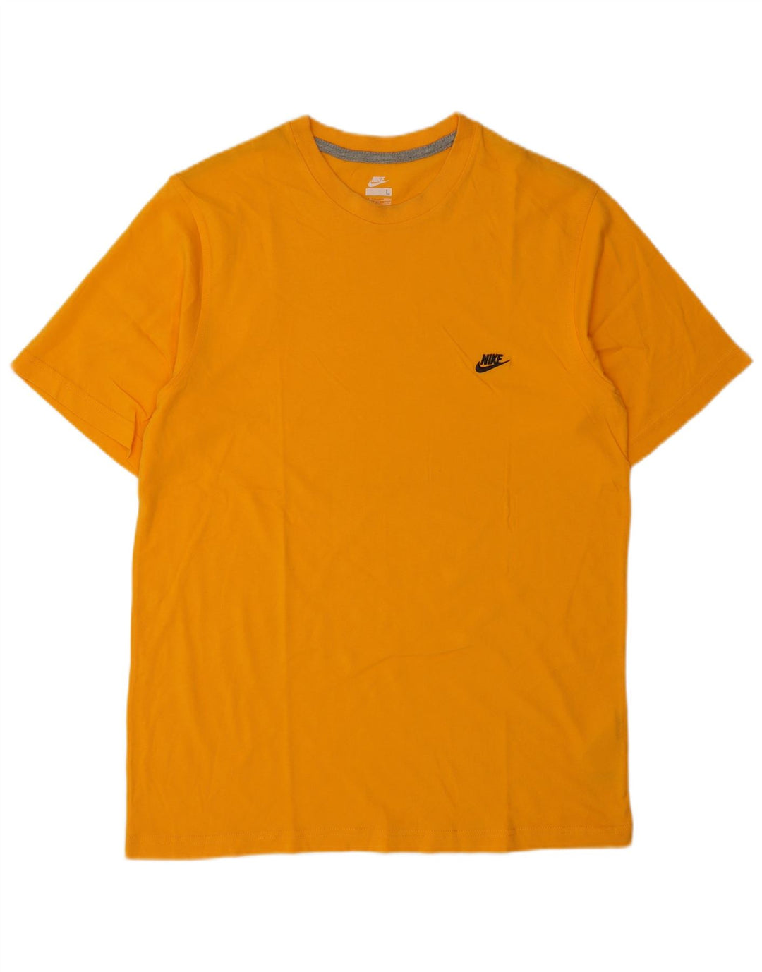 T-shirt da uomo Nike Top UK 42/44 Large in cotone arancione