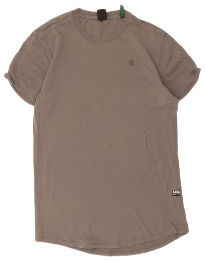 T-shirt da uomo G-Star Top piccola in cotone grigio