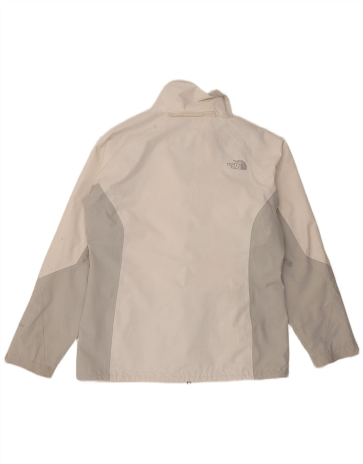 Giacca antipioggia da donna The North Face UK 16 Large Poliestere color block bianco