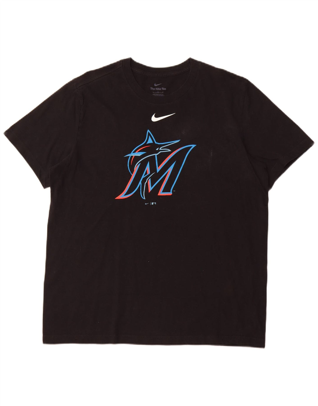 T-shirt grafica da uomo NIKE Top grande nera