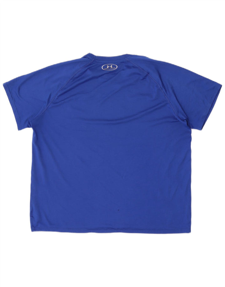 T-shirt da uomo Under Armour Top grande blu in poliestere