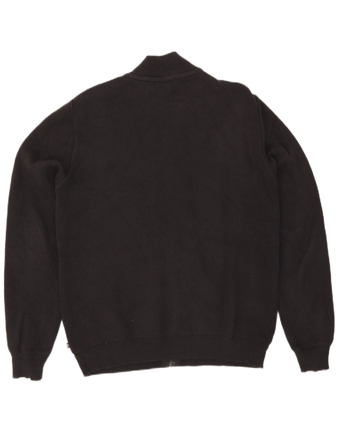 Maglione cardigan da uomo Nautica grande cotone nero