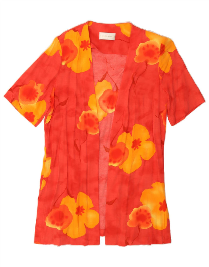 MANDY MARSH Womens 2 Piece Set UK 10 Small Red Floral Viscose Vintage Mandy Marsh and Second-Hand Mandy Marsh from Messina Hembry 