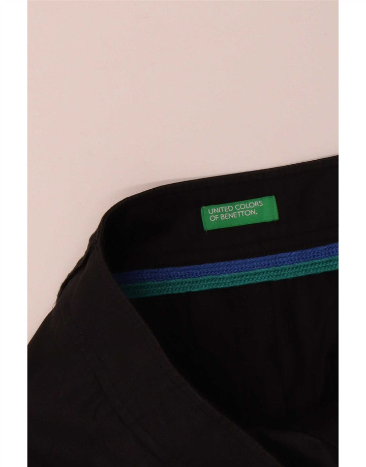Gonna a trapezio da donna Benetton W30 media nera