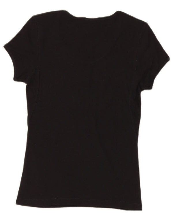 T-shirt Champion da donna Heritage Classics UK 12 cotone nero medio