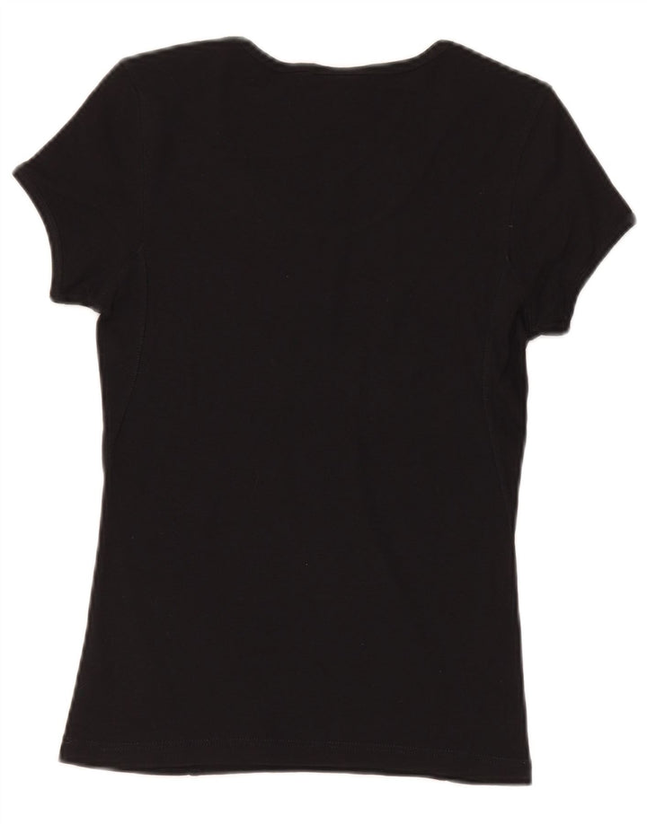 T-shirt Champion da donna Heritage Classics UK 12 cotone nero medio