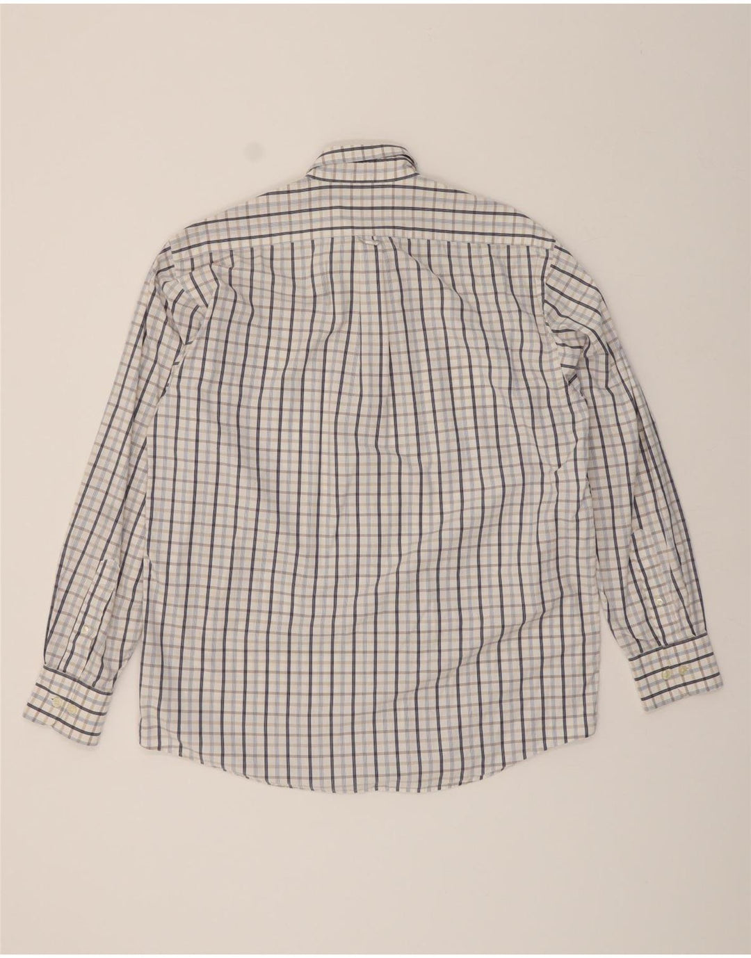 U.S. POLO ASSN. Mens Shirt Size 41/42 Large White Check Cotton Vintage U.S. Polo Assn. and Second-Hand U.S. Polo Assn. from Messina Hembry 