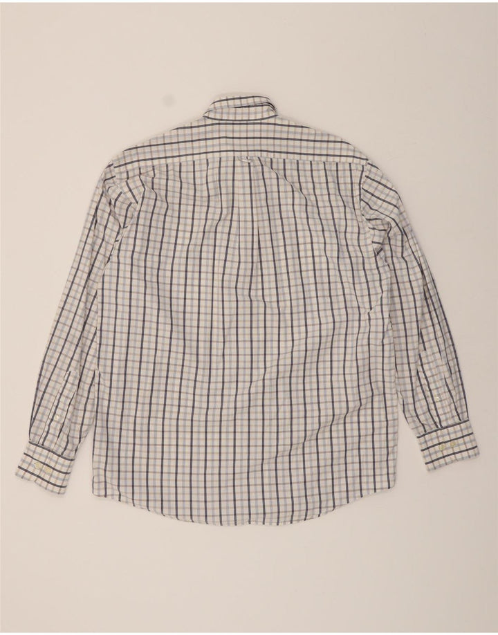 U.S. POLO ASSN. Mens Shirt Size 41/42 Large White Check Cotton Vintage U.S. Polo Assn. and Second-Hand U.S. Polo Assn. from Messina Hembry 