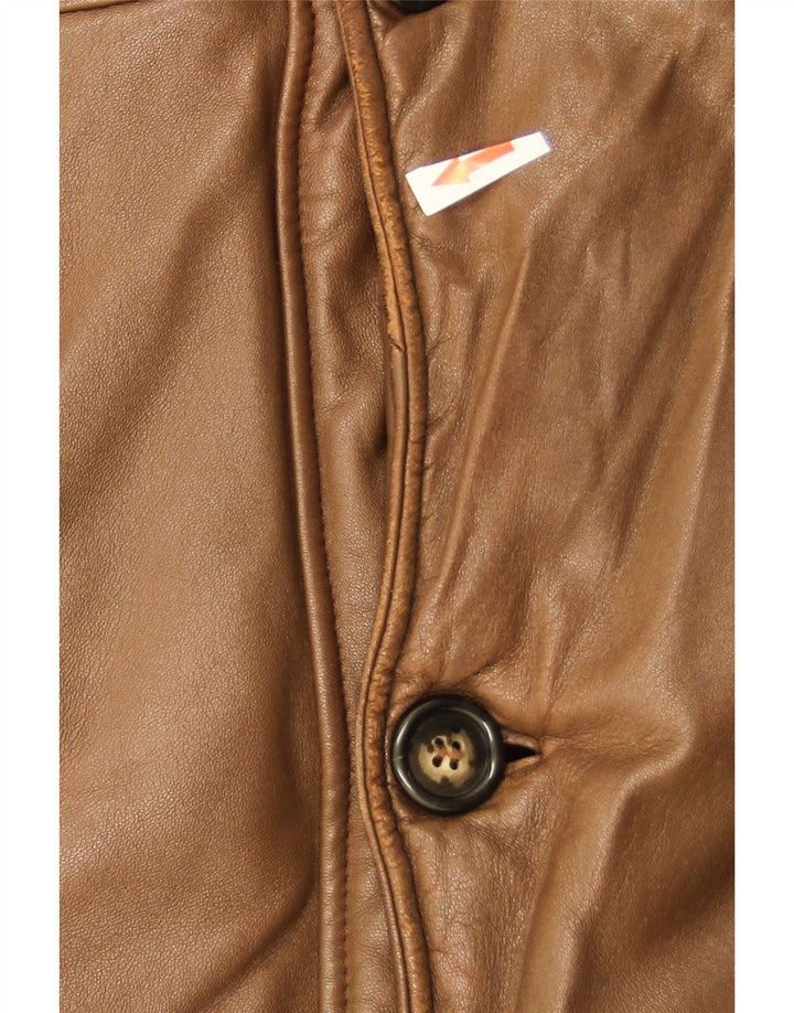 Giacca in pelle da uomo Belfe & Belfe IT 52 XL Marrone
