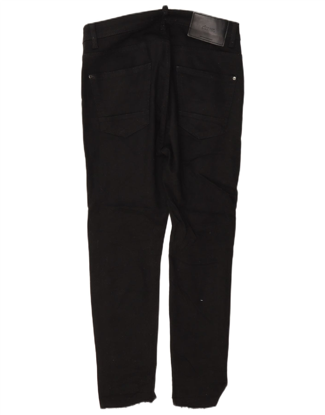 Jeans slim da uomo Zara EU 38 Small W30 L25 cotone nero