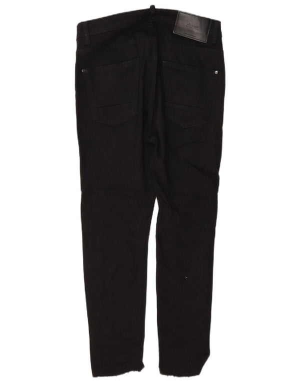 Jeans slim da uomo Zara EU 38 Small W30 L25 cotone nero