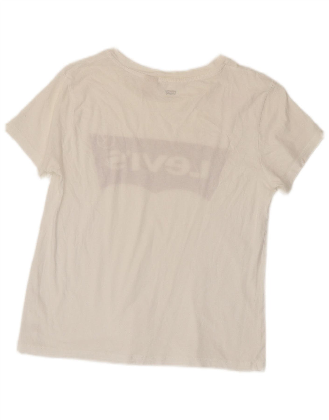 T-shirt grafica da donna Levi's Top UK 10 piccola bianca