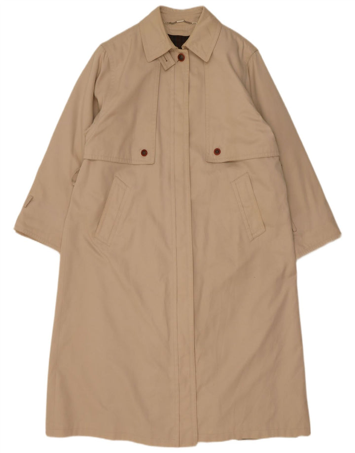 Cappotto vintage da donna UK 18 XL in acrilico beige