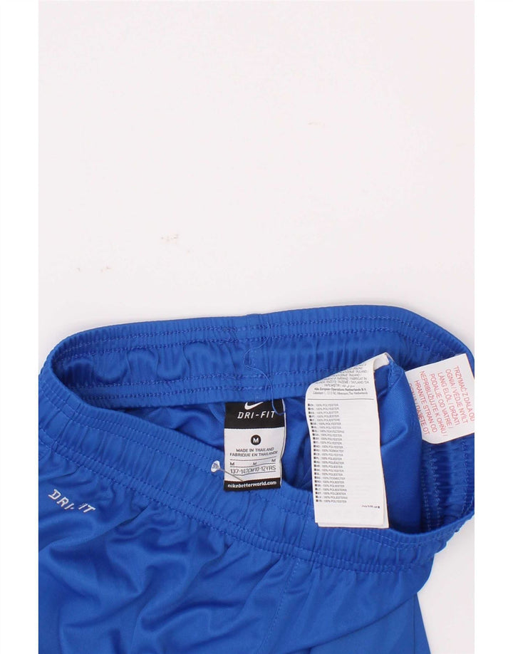 Pantaloncini sportivi Nike da ragazzo Dri Fit 10-11 anni in poliestere blu medio