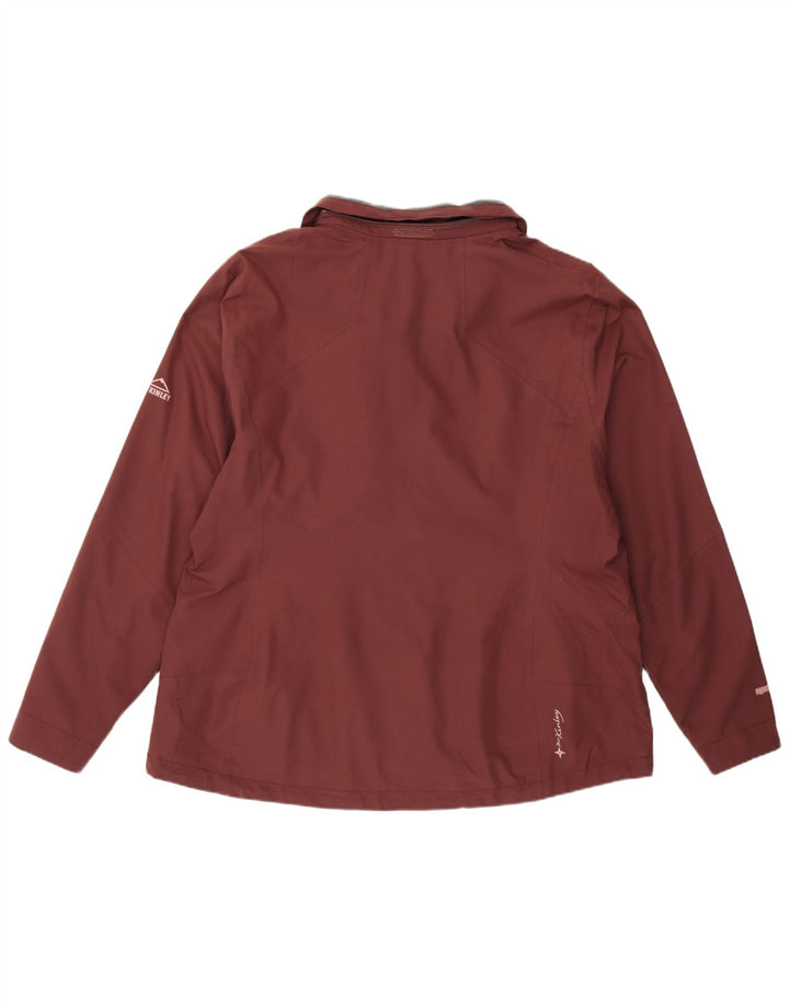 Giacca antipioggia da donna MC Kinley UK 22 3XL Poliestere bordeaux