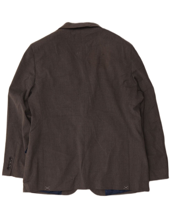 Giacca blazer da uomo a 2 bottoni Nautica UK 44 2XL poliestere grigio