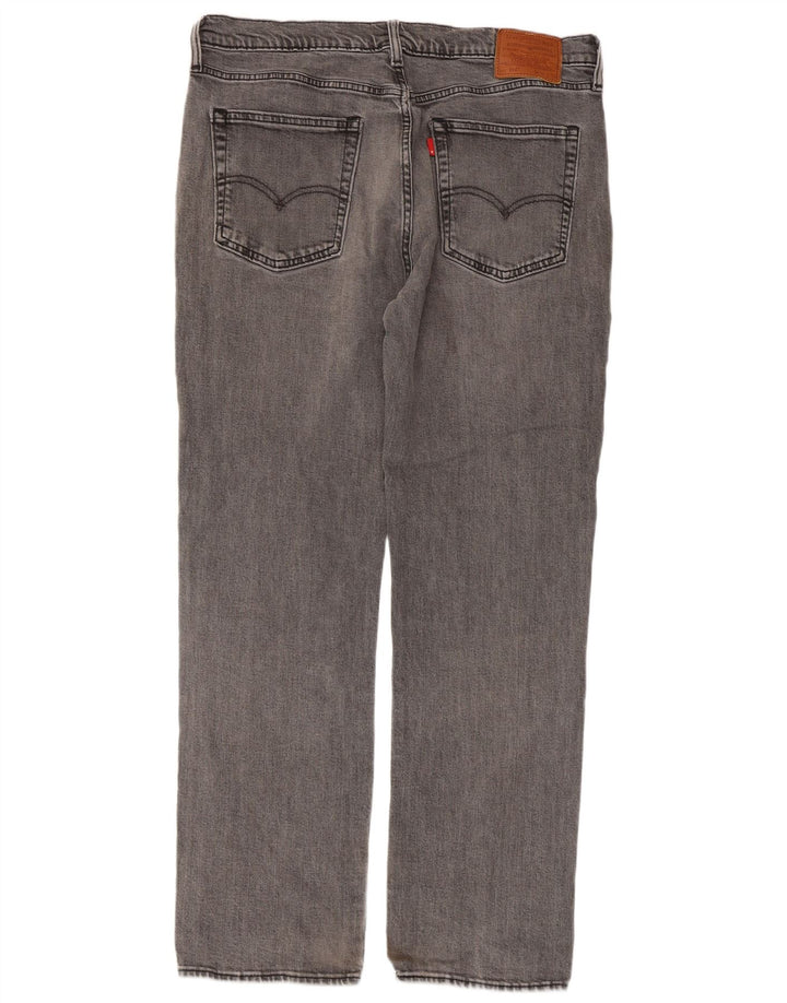 Levi's Uomo 514 Jeans dritti W36 L32 Cotone grigio classico