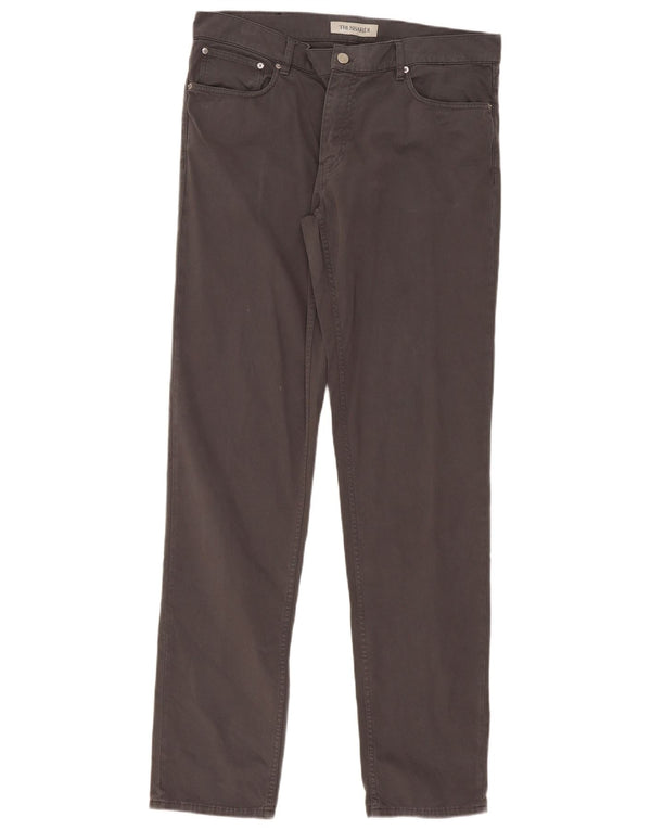 Pantaloni Casual Slim Uomo Trussardi W36 L36 Grigi