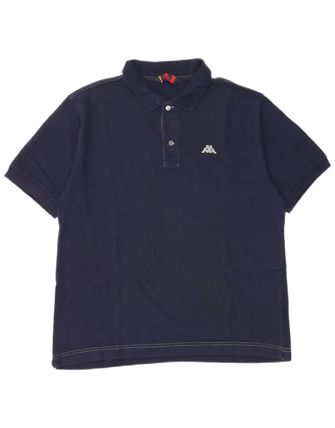 Polo Kappa Uomo Small Blu Navy in cotone