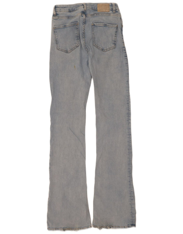 Zara Womens Flared Jeans EU 38 Small W28 L34 Blue