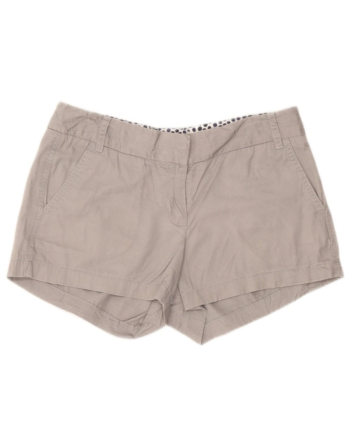 Pantaloncini chino da donna Crew US 6 medi W25 cotone grigio