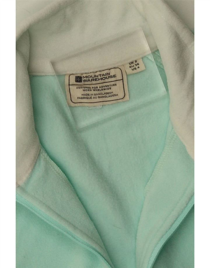 Maglione in pile da donna con collo con zip Mountain Warehouse UK 8 piccolo Turchese
