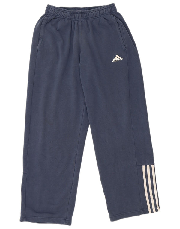 Pantaloni da tuta da uomo Adidas UK 36/38 Small Blu Navy Cotone