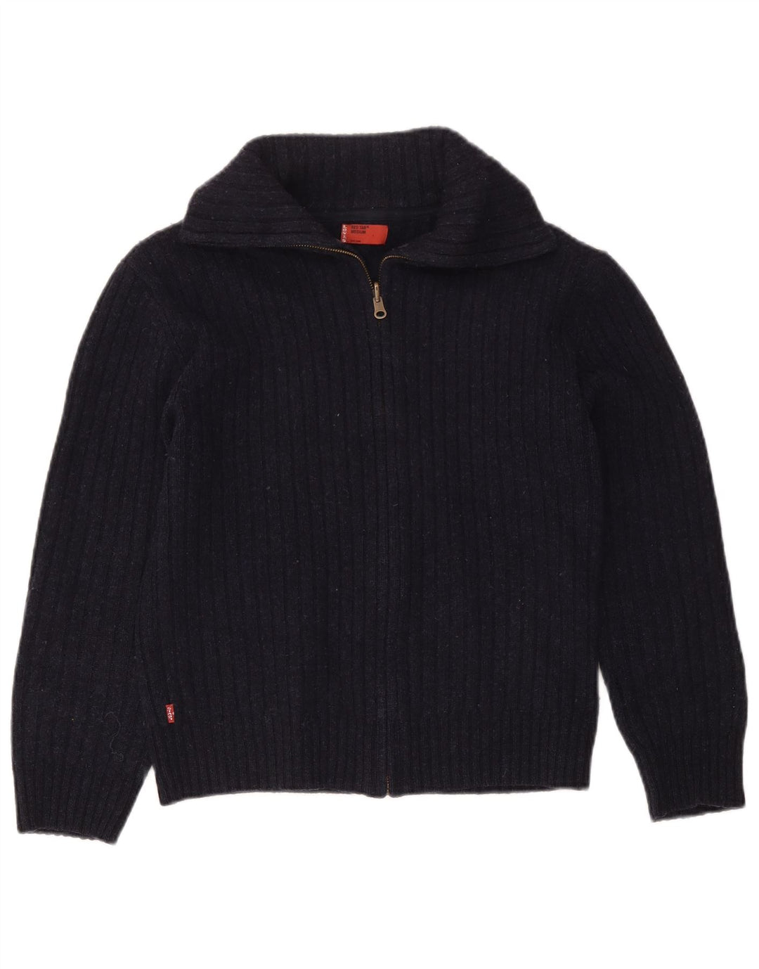 Maglione cardigan da donna LEVI'S UK 12 medio blu navy