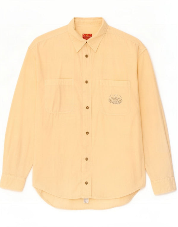 Camicia Trussardi Jeans da donna UK 16 Large Beige Cotton