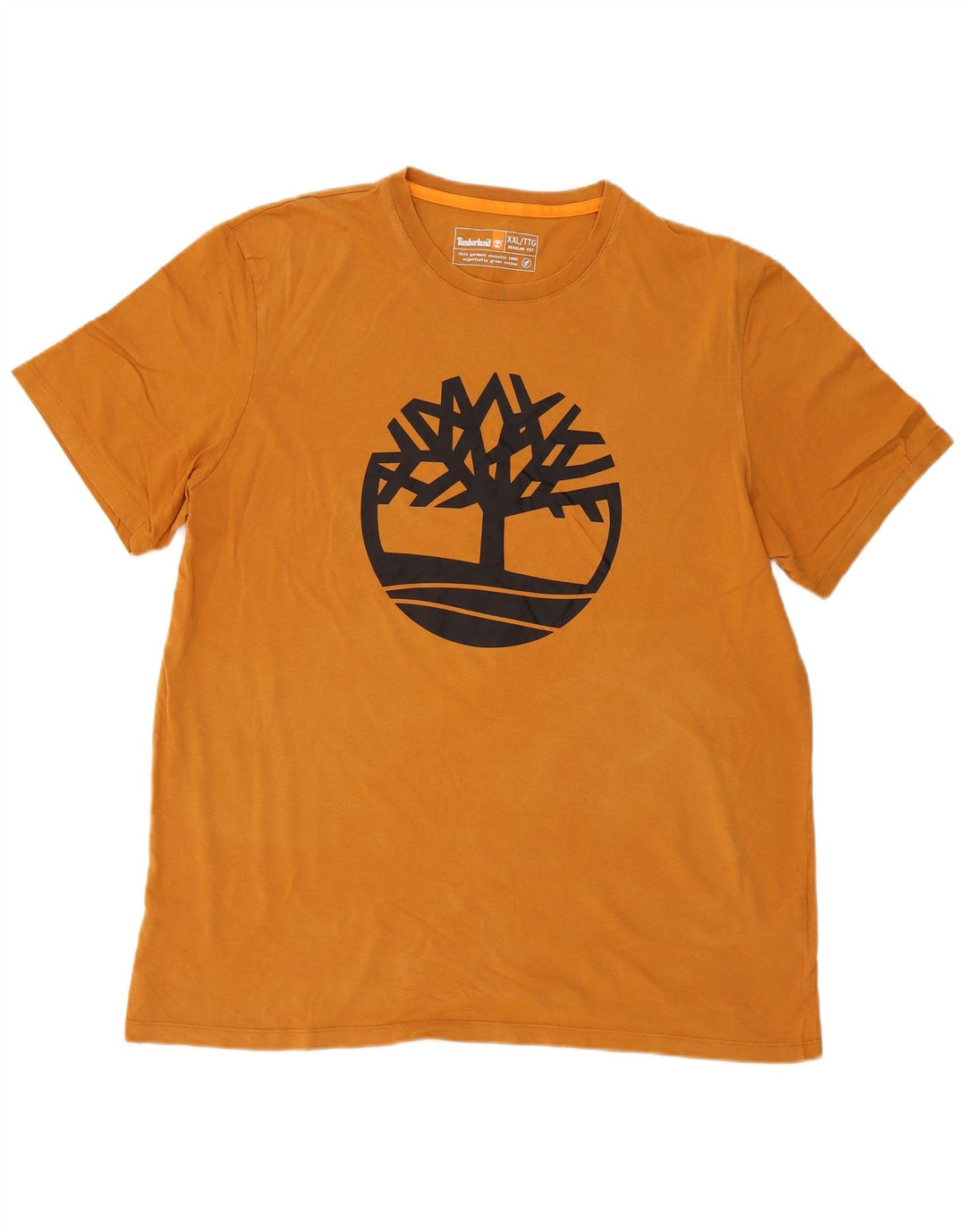 T-shirt grafica Timberland da uomo vestibilità regolare vestibilità regolare 2XL logo arancione
