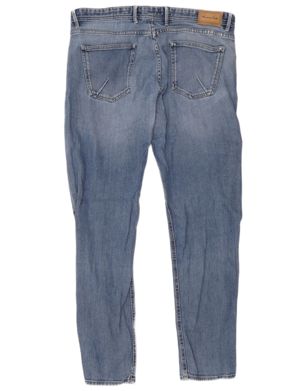 Jeans slim da uomo Massimo Dutti EU 46 XL W36 L31 Blu