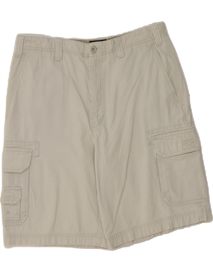 IZOD Mens Cargo Shorts W34 Large Grey Cotton Vintage Izod and Second-Hand Izod from Messina Hembry 