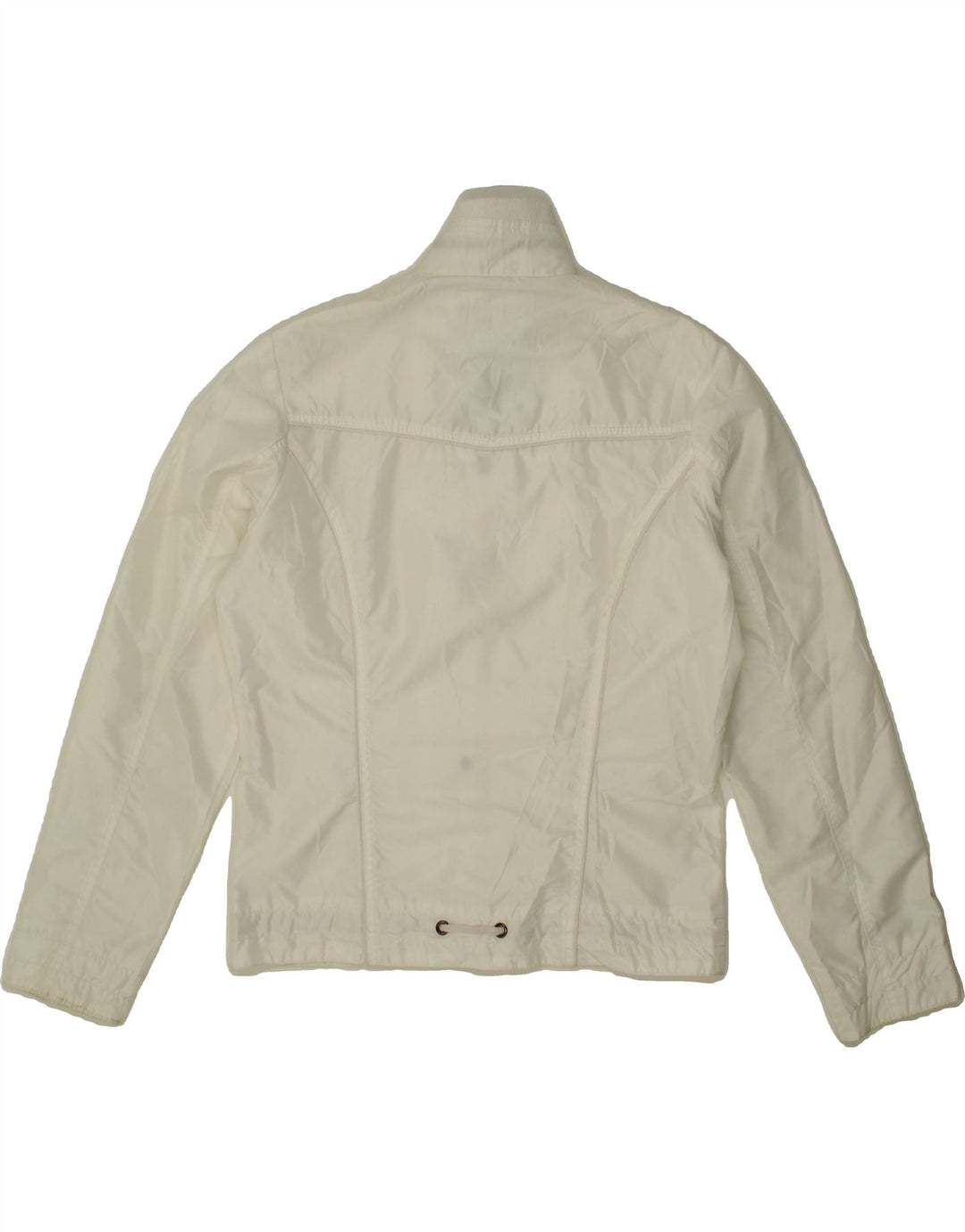CARRERA Womens Bomber Jacket UK 14 Medium White Vintage Carrera and Second-Hand Carrera from Messina Hembry 