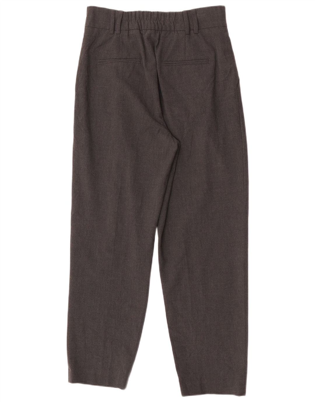 Pantaloni da abito con pegging da donna Zara EU 36 XS W26 L26 Poliestere grigio