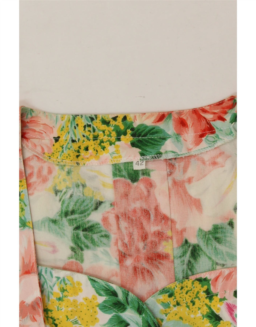VINTAGE Womens Sheath Dress IT 42 Medium Multicoloured Floral Vintage Vintage and Second-Hand Vintage from Messina Hembry 