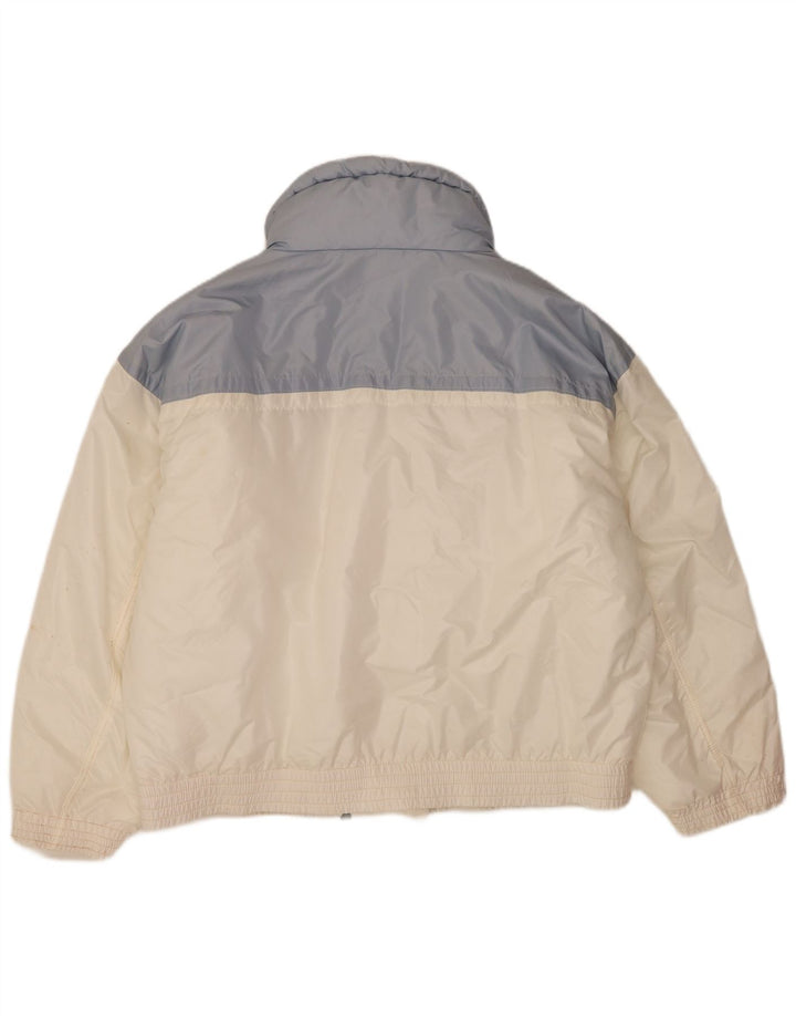 Luhta Giacca imbottita da uomo dal taglio ampio UK 42 Large Poliestere color block bianco