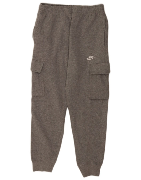 Pantaloni da tuta Nike da uomo Cargo, pantaloni da jogging, grandi, in poliestere grigio
