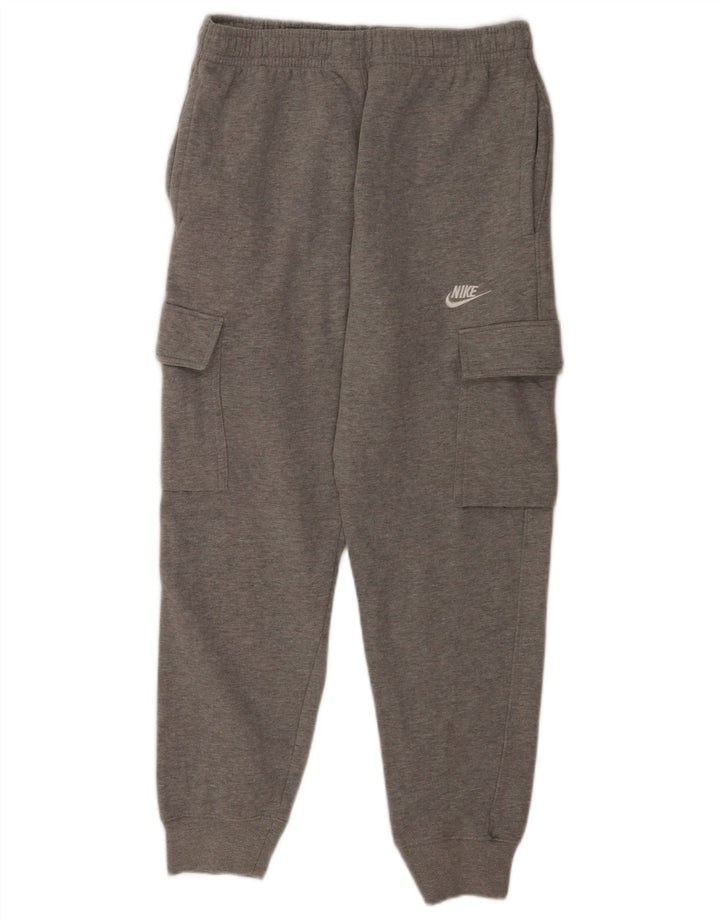 Pantaloni da tuta Nike da uomo Cargo, pantaloni da jogging, grandi, in poliestere grigio