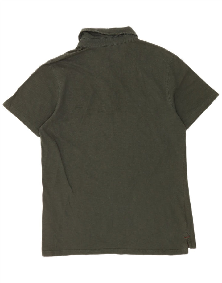 Polo da uomo Mountain Warehouse piccola in cotone verde