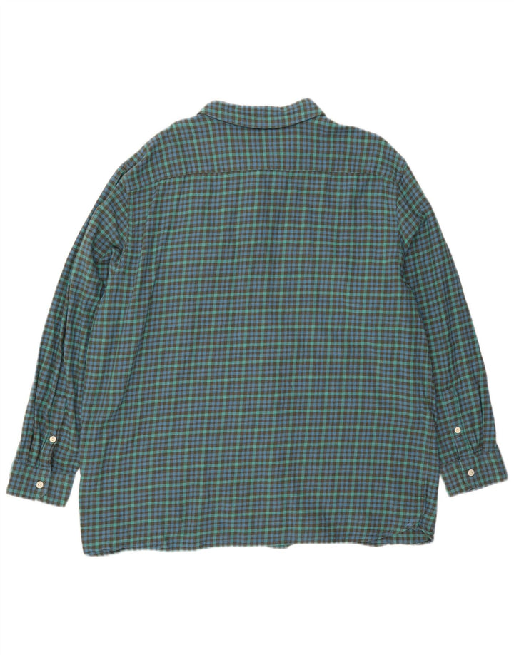 Levi's Camicia da uomo rilassata in flanella XL verde cotone a quadretti