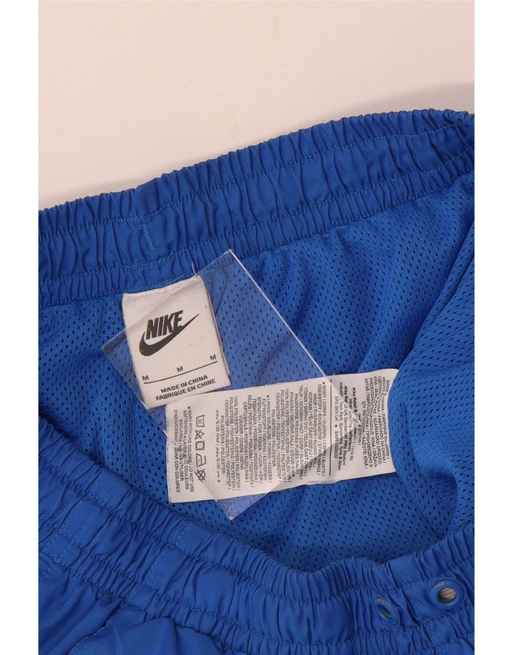 Pantaloncini da bagno Nike da uomo in poliestere blu medio