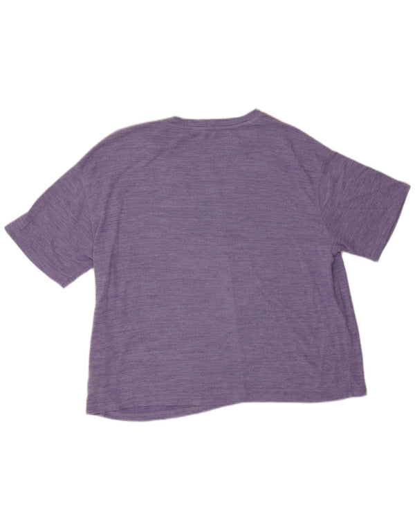 T-shirt da donna Marks & Spencer Top UK 18 XL viscosa lilla