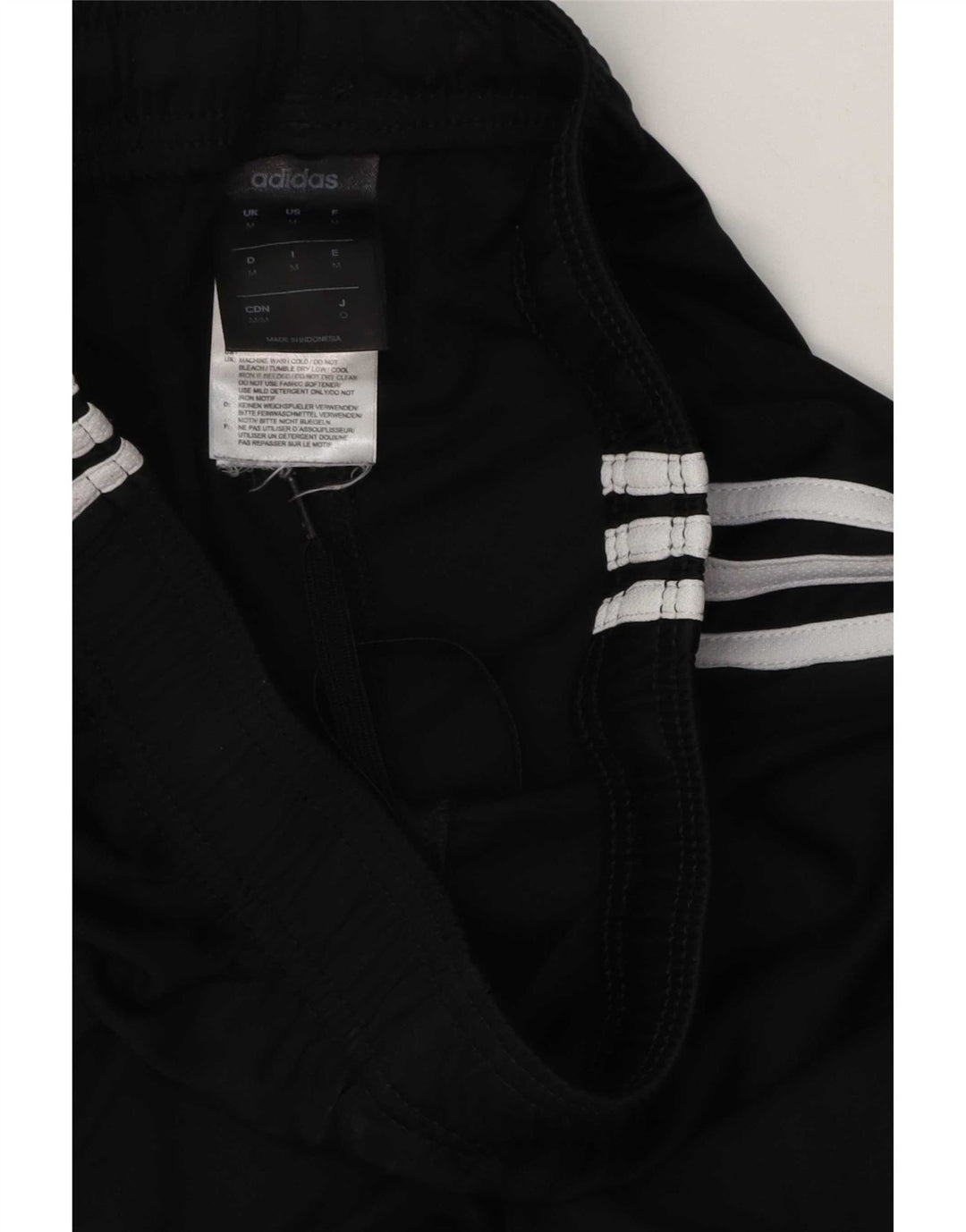 Pantaloncini sportivi da uomo Adidas medi neri in poliestere