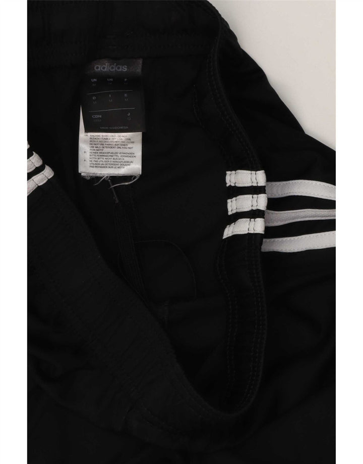 Pantaloncini sportivi da uomo Adidas medi neri in poliestere