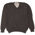 Maglione da uomo Marks & Spencer vestibilità regolare con scollo a V XL in cotone grigio