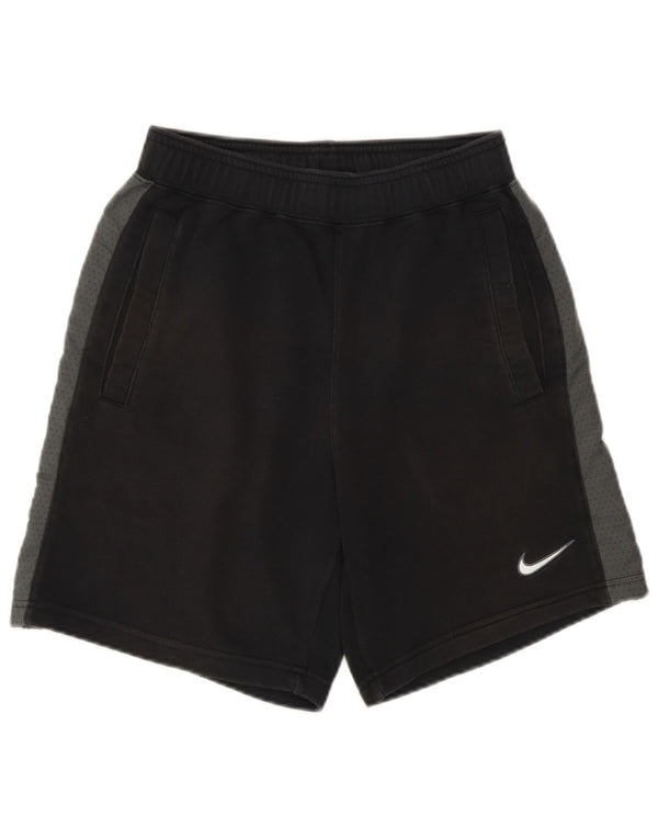 Pantaloncini sportivi da uomo Nike XS XS in cotone color block nero