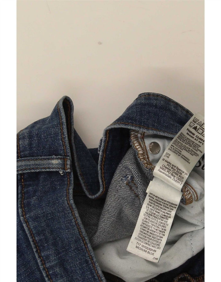 Jeans slim da uomo Marks & Spencer W32 L31 cotone blu